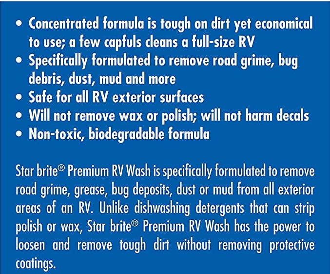 STAR BRITE RV Wash - 16 OZ (070416P)