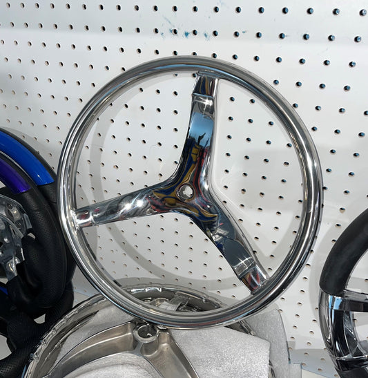 STAINLESS STEERING WHEEL 3 SPOKE 13770-80045