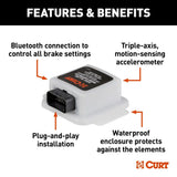 CURT ECHO IN-LINE BRAKE CONTROLLER- C51200