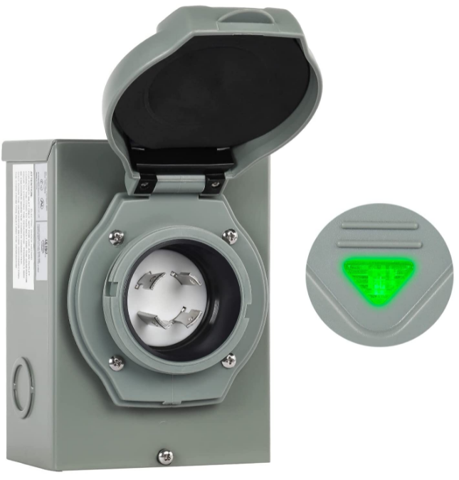 Generator Power Inlet Box 30 amp