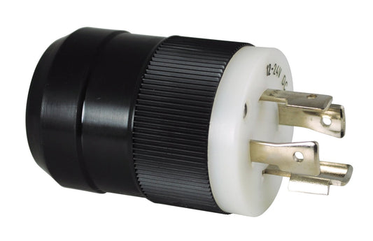 4-Wire 12/24V Trolling Motor Plug, BlackPart