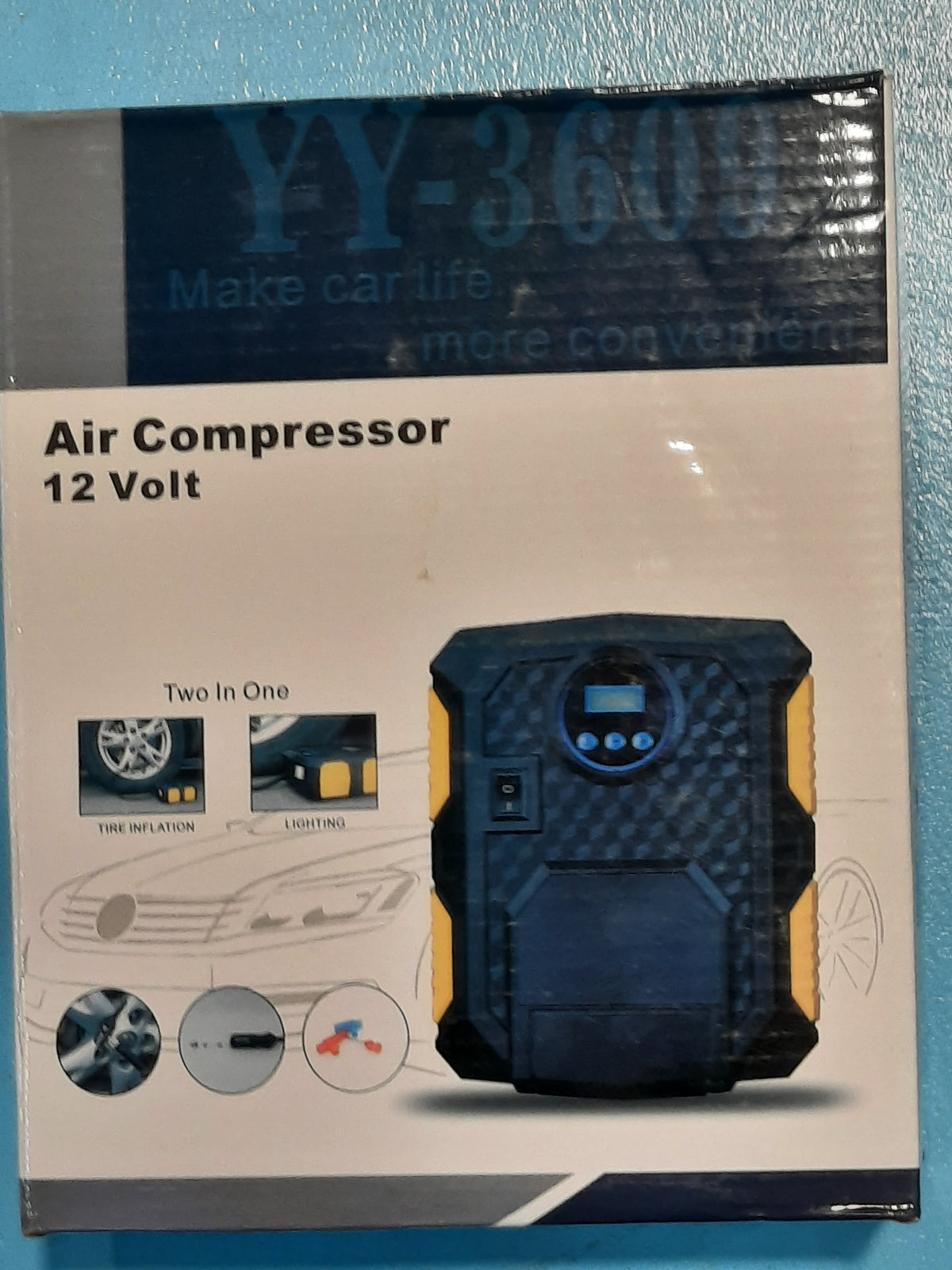 Digital Air Compressor ,Inflator, 12V Portable Air Compressor Pump