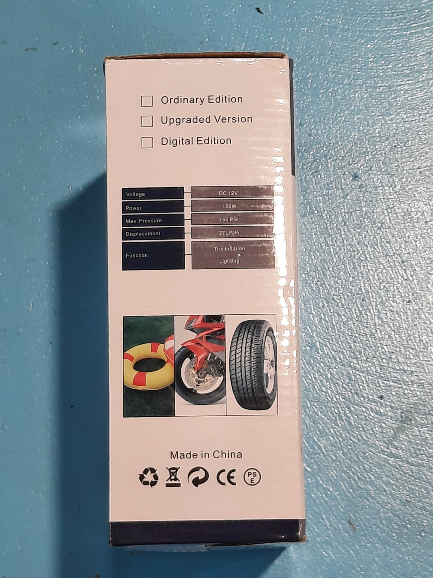 Digital Air Compressor ,Inflator, 12V Portable Air Compressor Pump