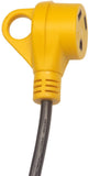 RV Camper Cord Adapter 15A Male to 30A Female 12inch Power Connector