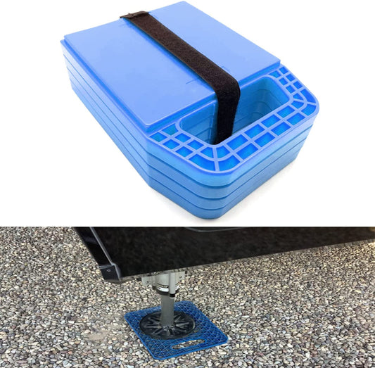 4 Pack Stabilizing Jack Pads, Helps Prevent Jacks from Sinking