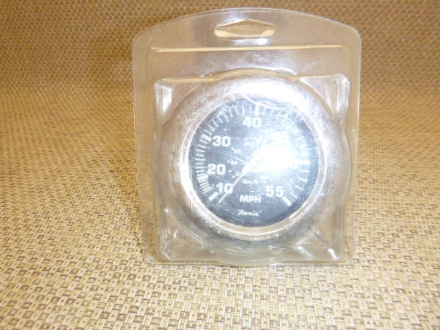 Faria Boat Speedometer Gauge SE9953A | Euro Stainless Black 3 1/4 Inch