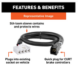 CURT 51433 Quick Plug Electric Trailer Brake Controller