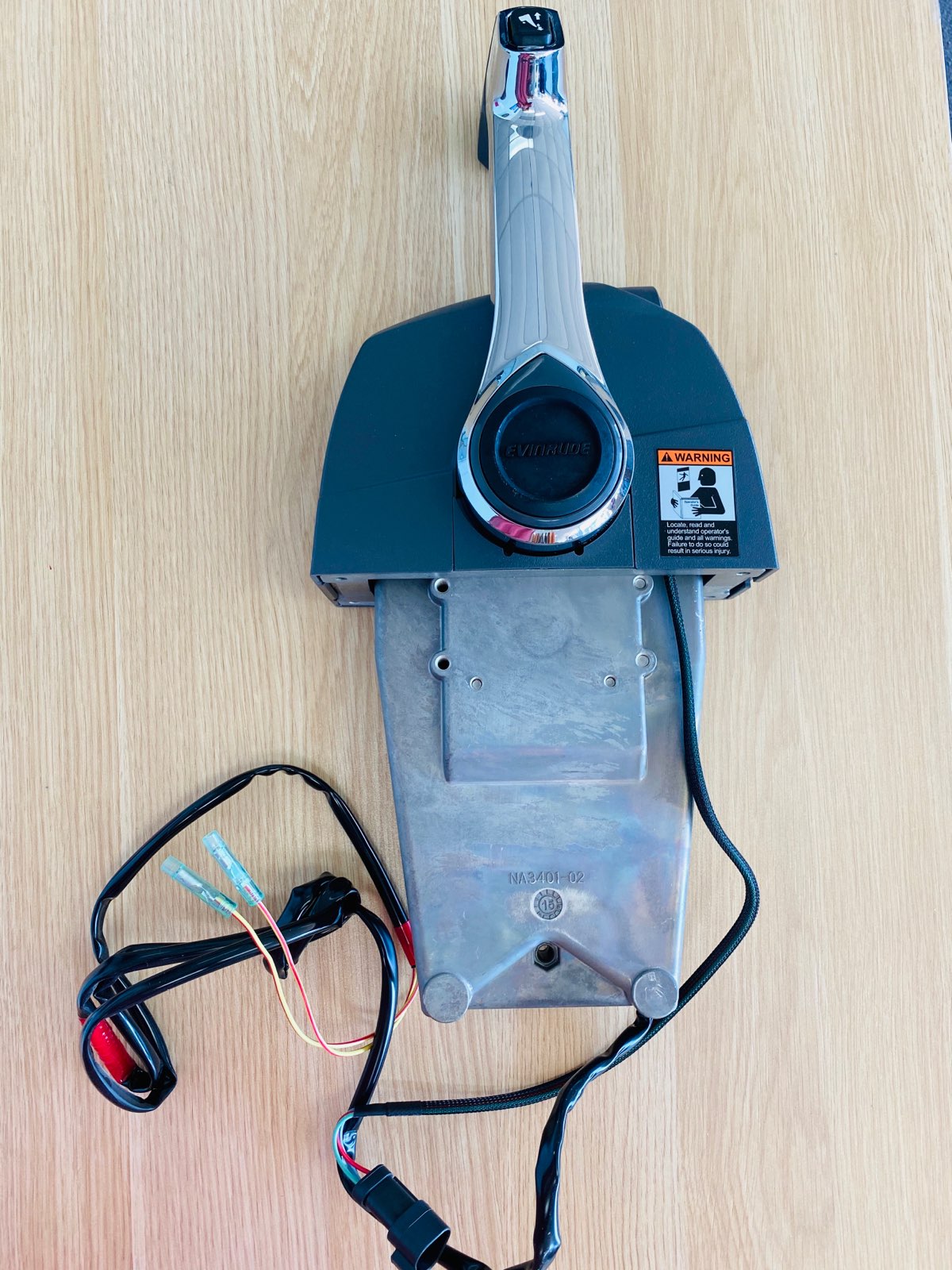 Evinrude Johnson Control Single Lever Binnacle Without Key Switch