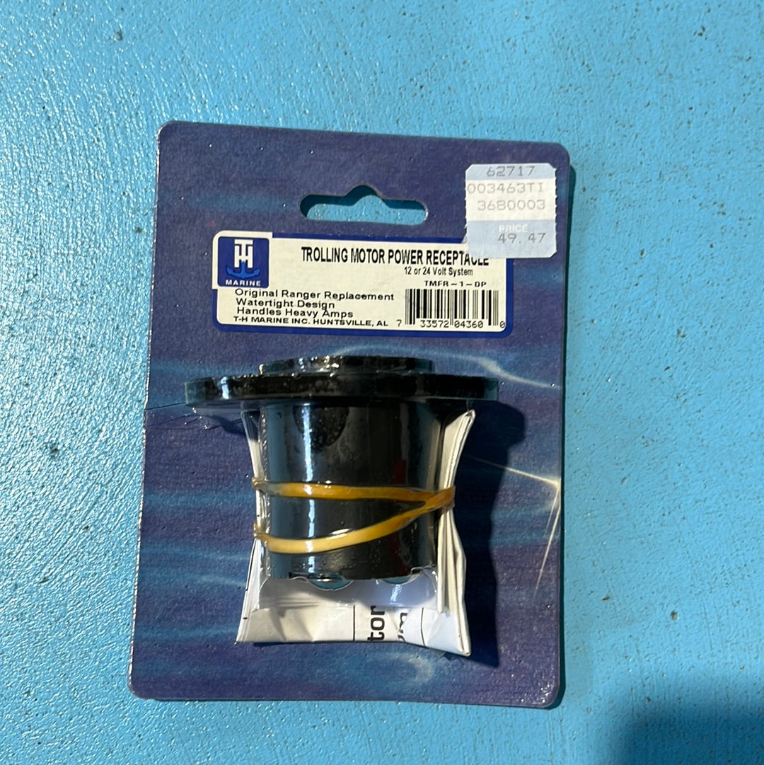 TROLLING MOTOR POWER RECEPTACLE